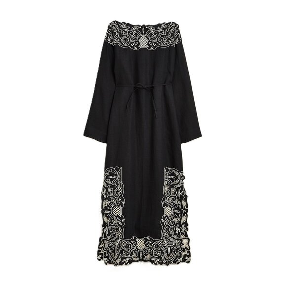 NWT-XS-J.Crew Linen cutwork tunic dress